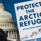 This photo is from December 2018 when protestors rallied outside the U.S. Capitol in defense of the Arctic National Wildlife Refuge. The fight continues.
